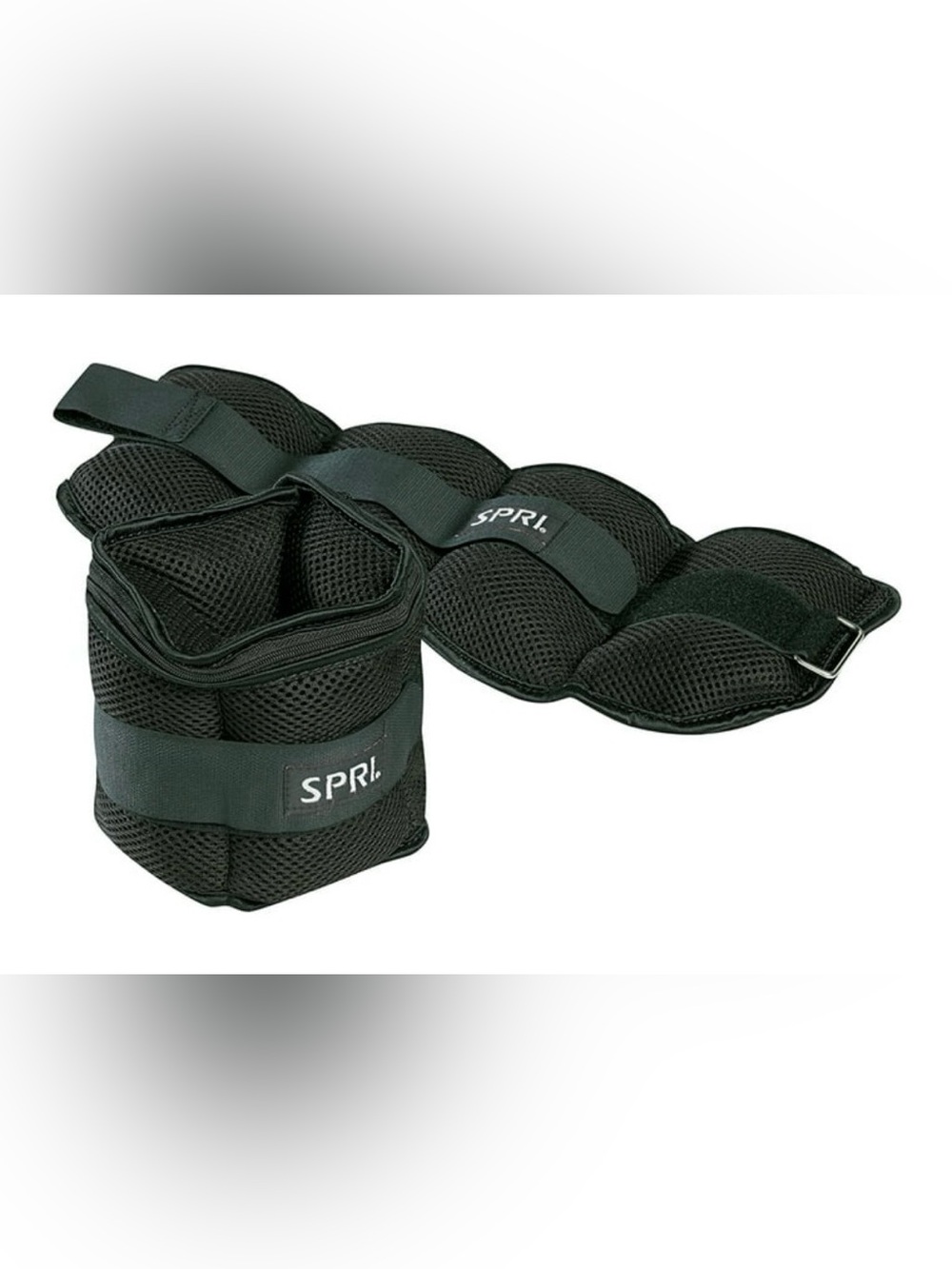 SPRI Black Mesh Ankle/Wrist Weight Set